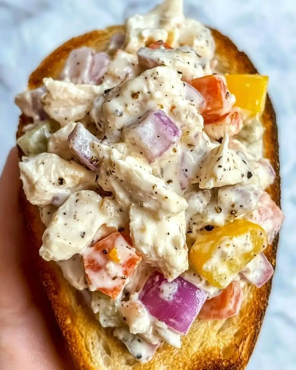 Italian Grinder Chicken Salad Recipe