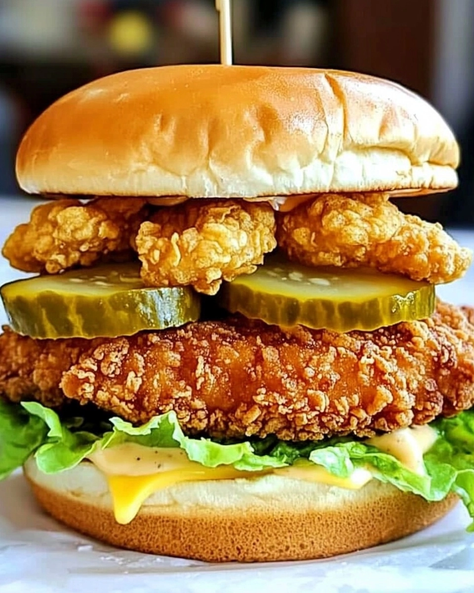 Hot Honey Fried Chicken Sandwiches Recipe