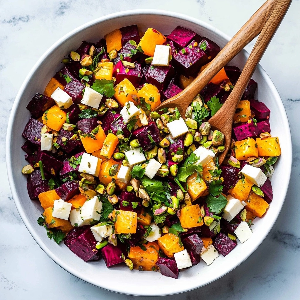 Orange Beet Salad with Feta and Pistachios Recipe - Recipe Image