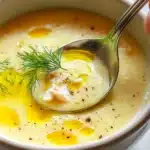 Easy Avgolemono Soup Recipe