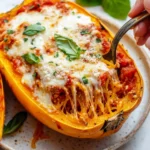 Chicken Parmesan Stuffed Spaghetti Squash Recipe