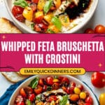 Whipped Feta Bruschetta Dip Recipe