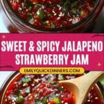 Sweet and Spicy Jalapeno Strawberry Jam Recipe
