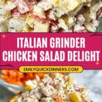 Italian Grinder Chicken Salad Recipe