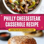 Philly Cheesesteak Casserole Recipe