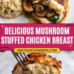 Mushroom Stuffed Chicken Breast Recipe