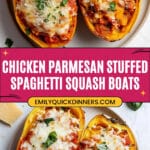 Chicken Parmesan Stuffed Spaghetti Squash Recipe
