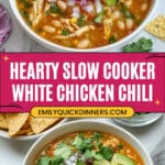 Slow Cooker White Chicken Chili Recipe