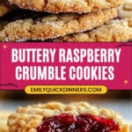 Buttery Raspberry Crumble Cookies Recipe