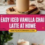 Iced Vanilla Chai Latte Recipe