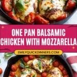 One Pan Balsamic Chicken Recipe