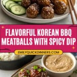 Korean BBQ Meatballs Dip Recipe