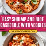 Healthy Shrimp Rice Casserole With Veggies Recipe