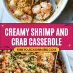 Shrimp and Crab Seafood Casserole Recipe