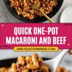 One-Pot Macaroni and Beef Recipe