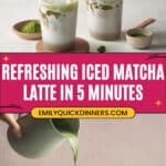 Iced Matcha Latte Recipe