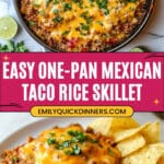 Mexican Taco Rice Skillet Recipe