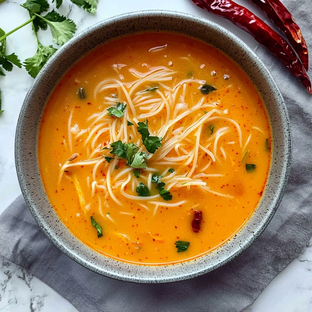 Thai Coconut Curry Soup Recipe - Recipe Image