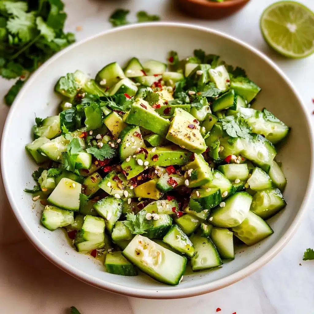 5-Minute Spicy Cucumber Salad Recipe - Recipe Image