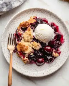 Easy Cherry Cobbler Recipe