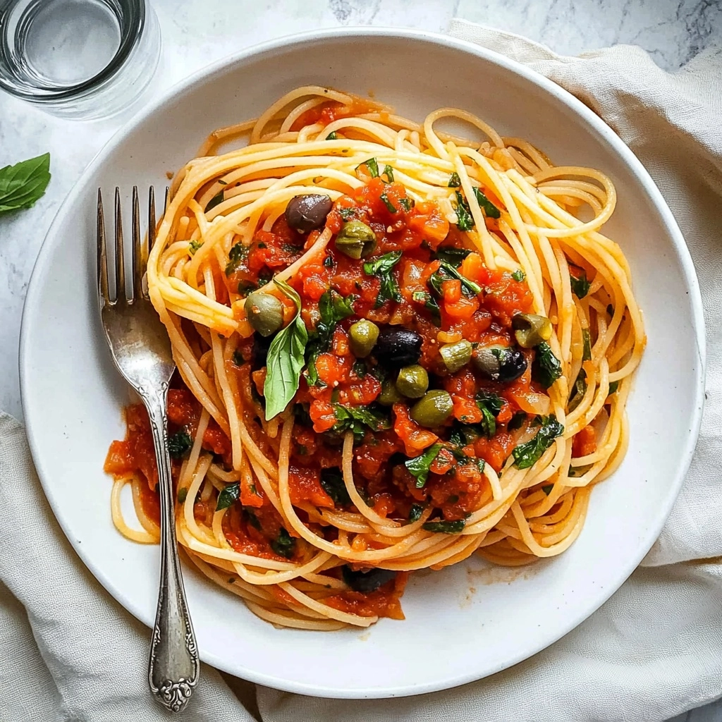 Pasta Puttanesca Recipe - Recipe Image