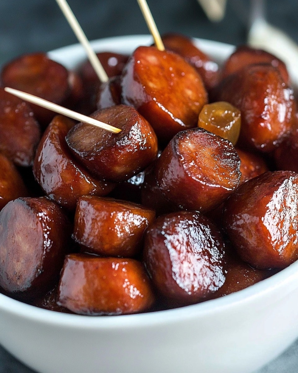 BBQ Smoked Sausage with Charred Peppers and Onions Recipe