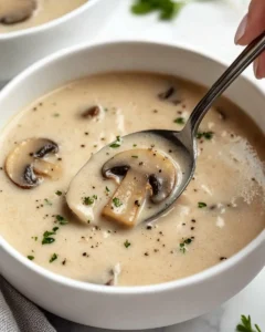 Creamy Mushroom Soup Recipe