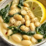 Creamy Lemon Garlic Butter Beans Recipe