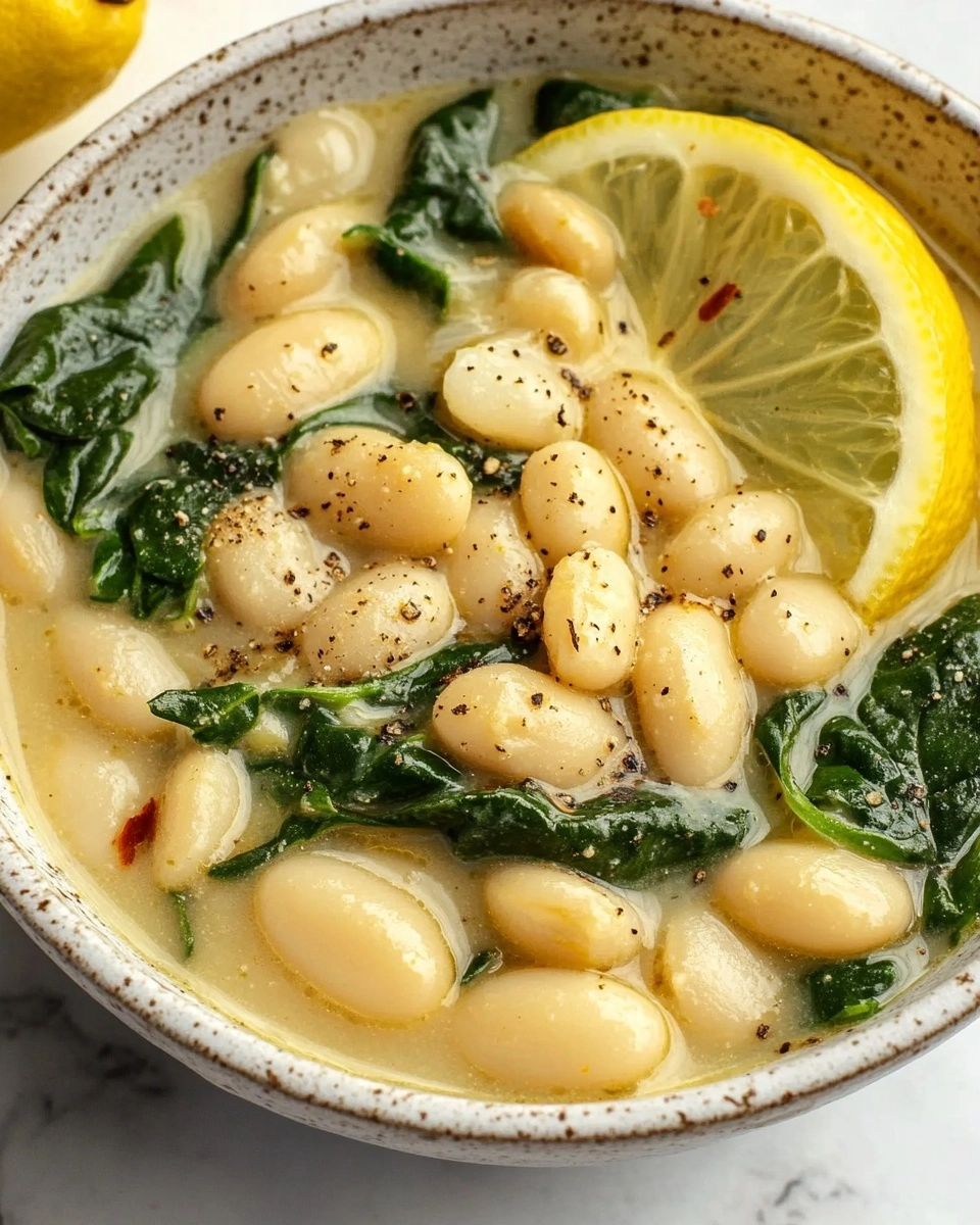 Creamy Lemon Garlic Butter Beans Recipe