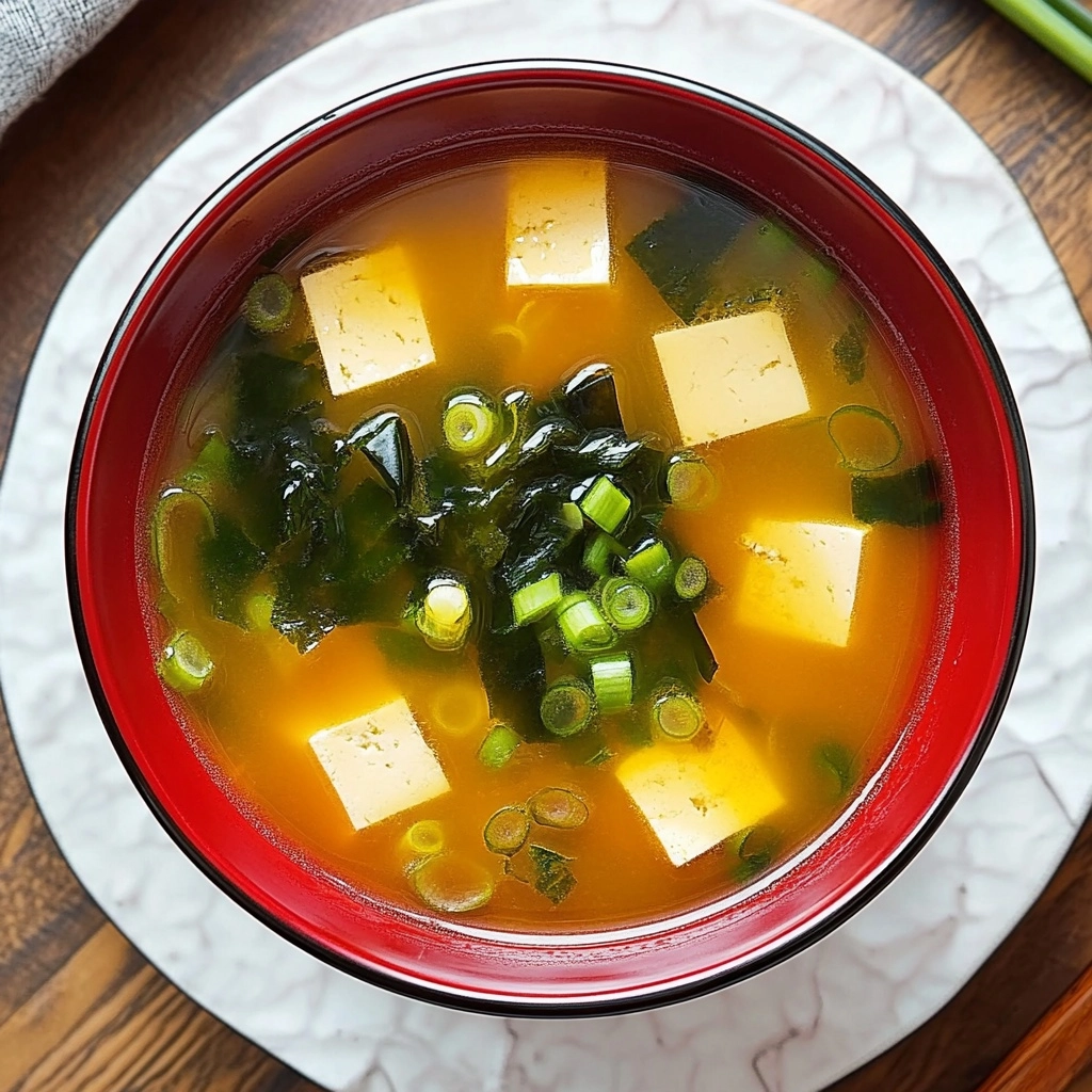 Homemade Miso Soup with Tofu Recipe - Recipe Image