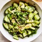 5-Minute Spicy Cucumber Salad Recipe