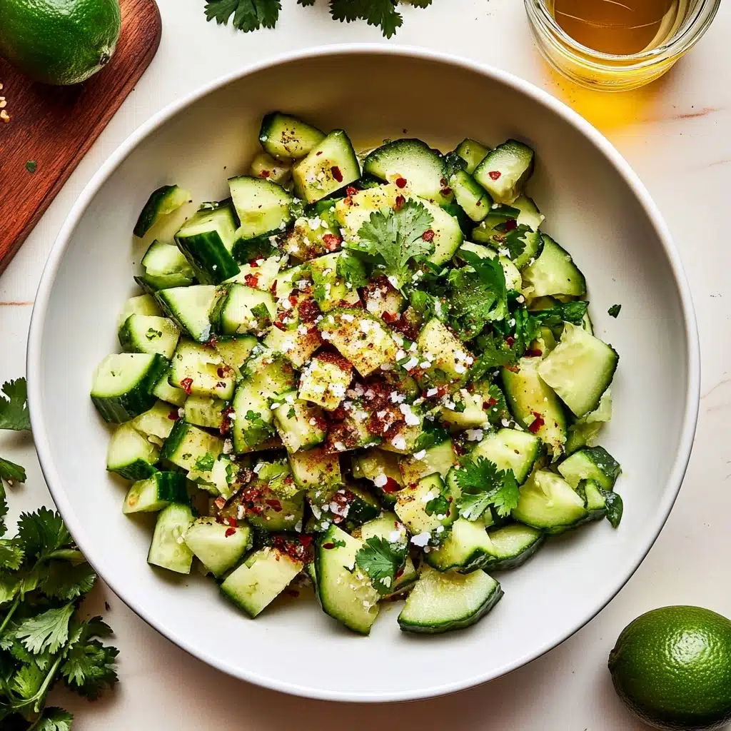 5-Minute Spicy Cucumber Salad Recipe - Recipe Image