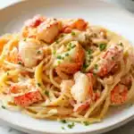 Lobster Pasta with Cream Sauce Recipe
