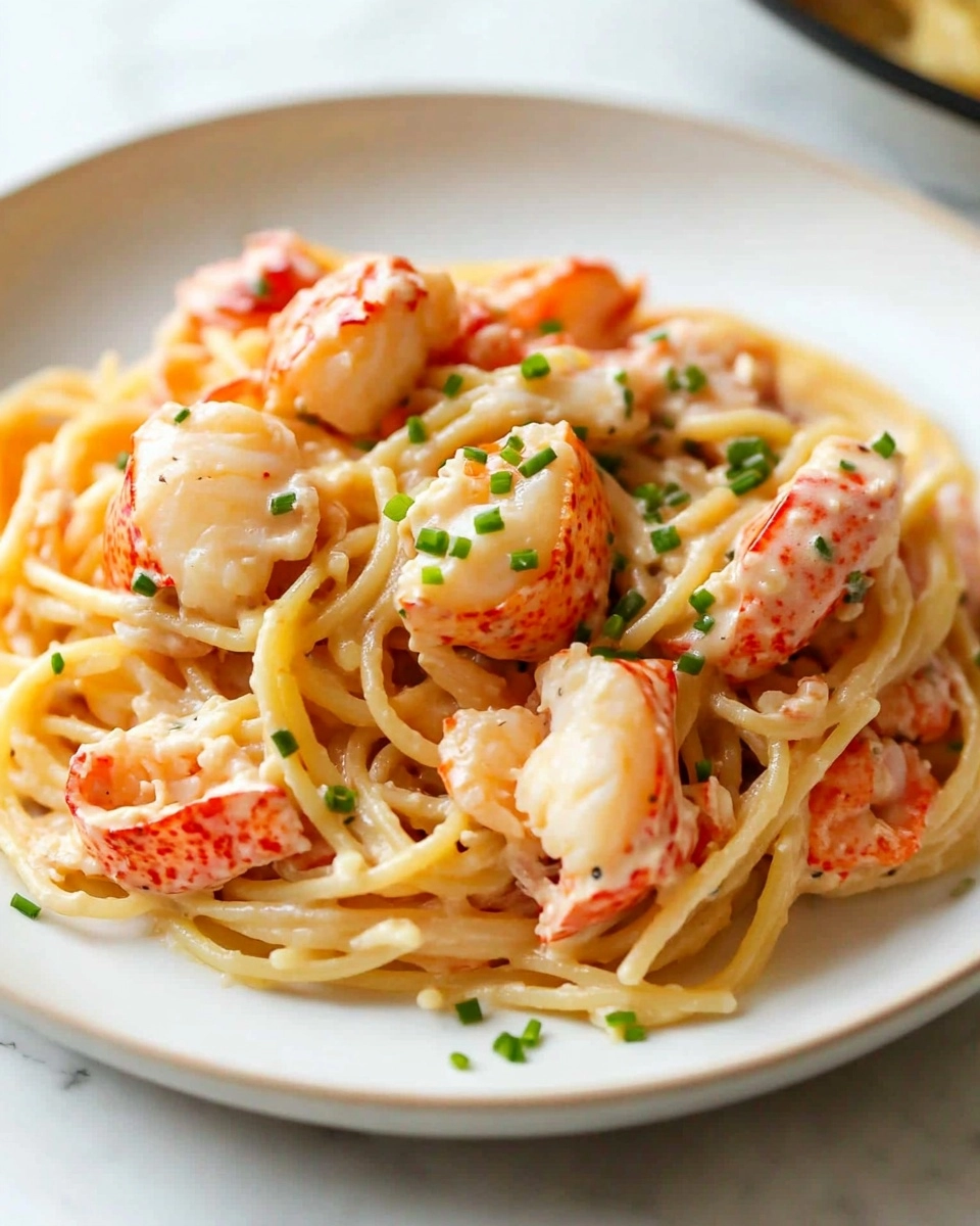 Lobster Pasta with Cream Sauce Recipe