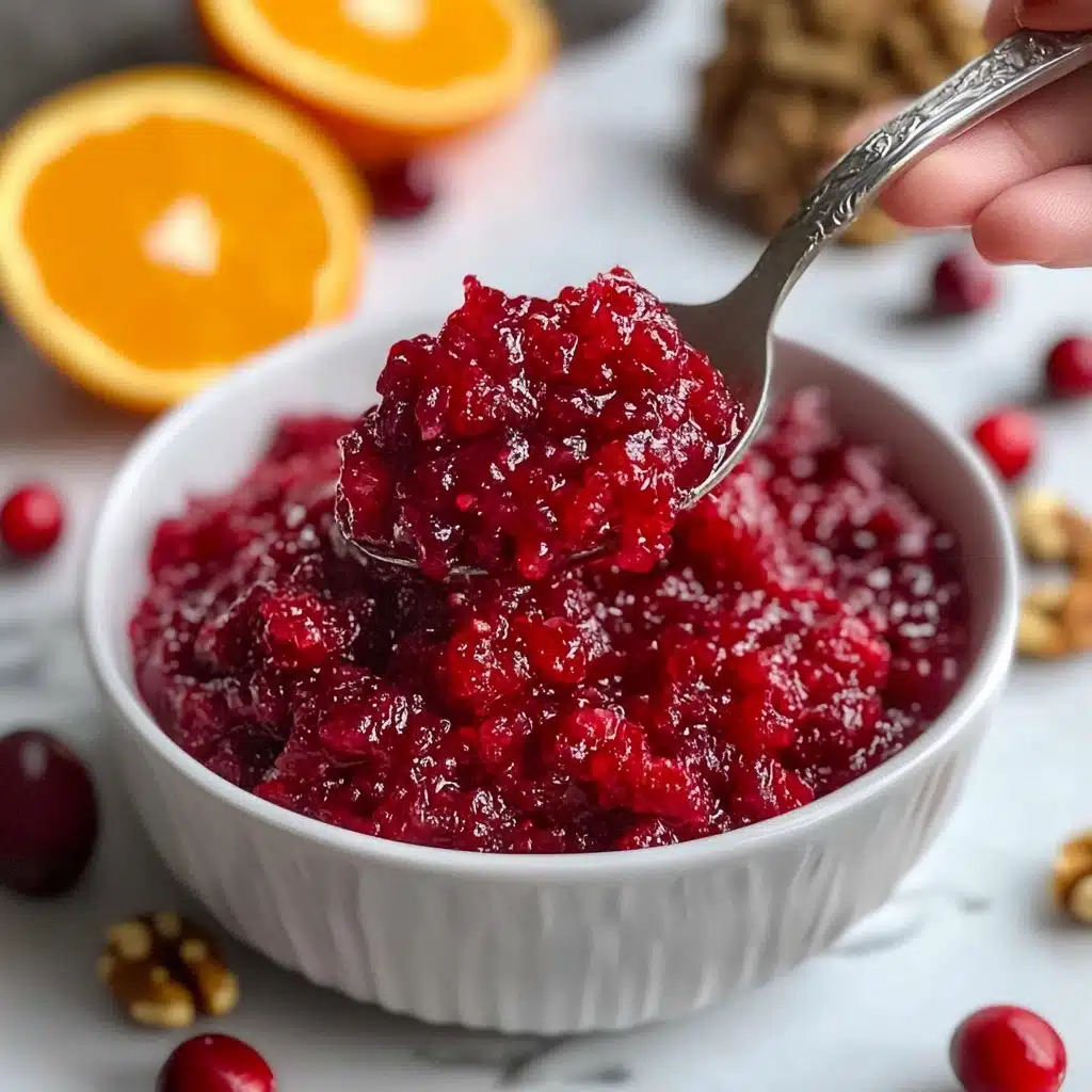 Cherry Cranberry Relish with Jello Recipe - Recipe Image