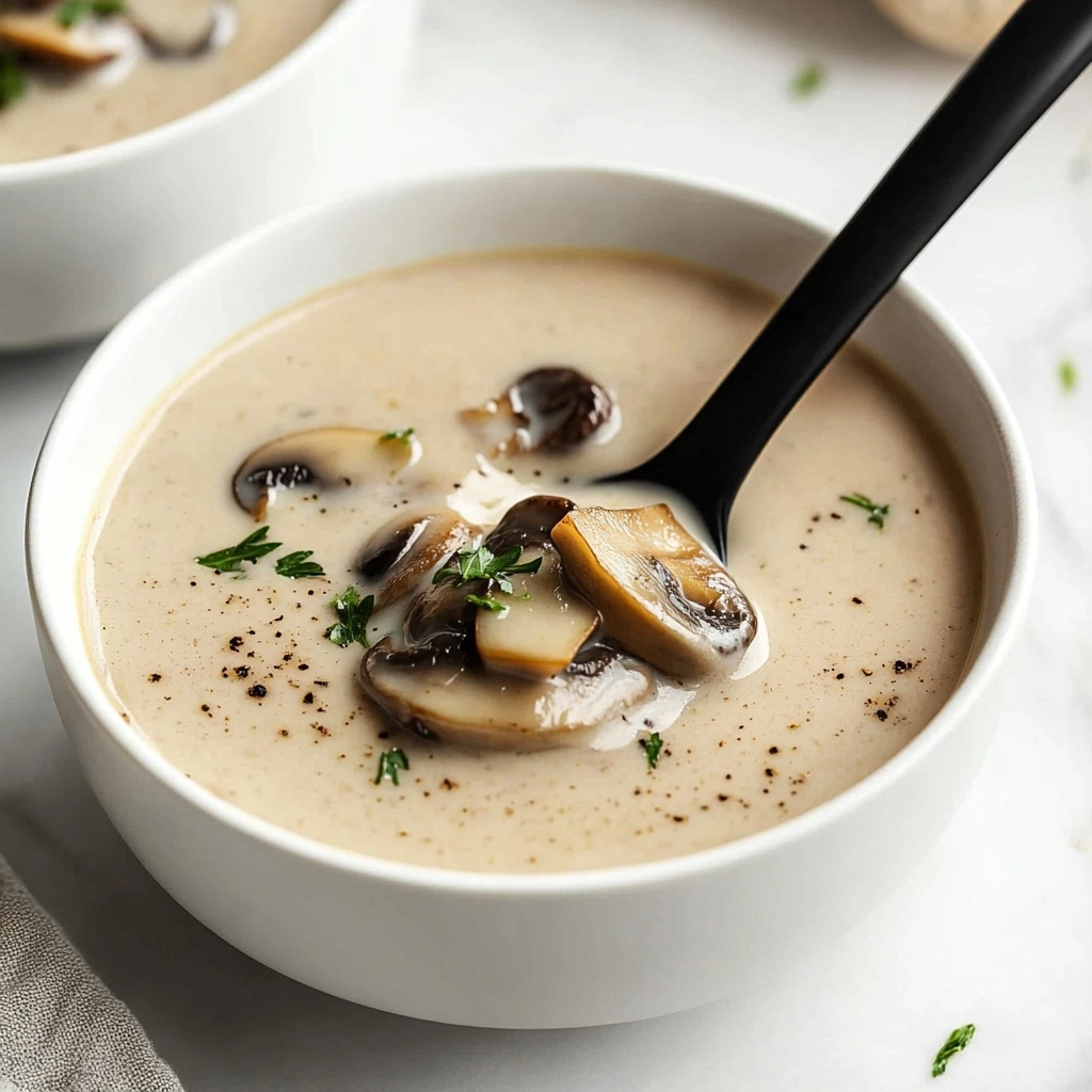 Creamy Mushroom Soup Recipe - Recipe Image