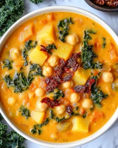 Creamy Tuscan Chickpea Soup Recipe