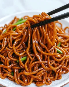 Soy Sauce Pan-fried Noodles Recipe