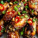 Sticky Lemongrass Chilli Air Fryer Chicken Wings Recipe