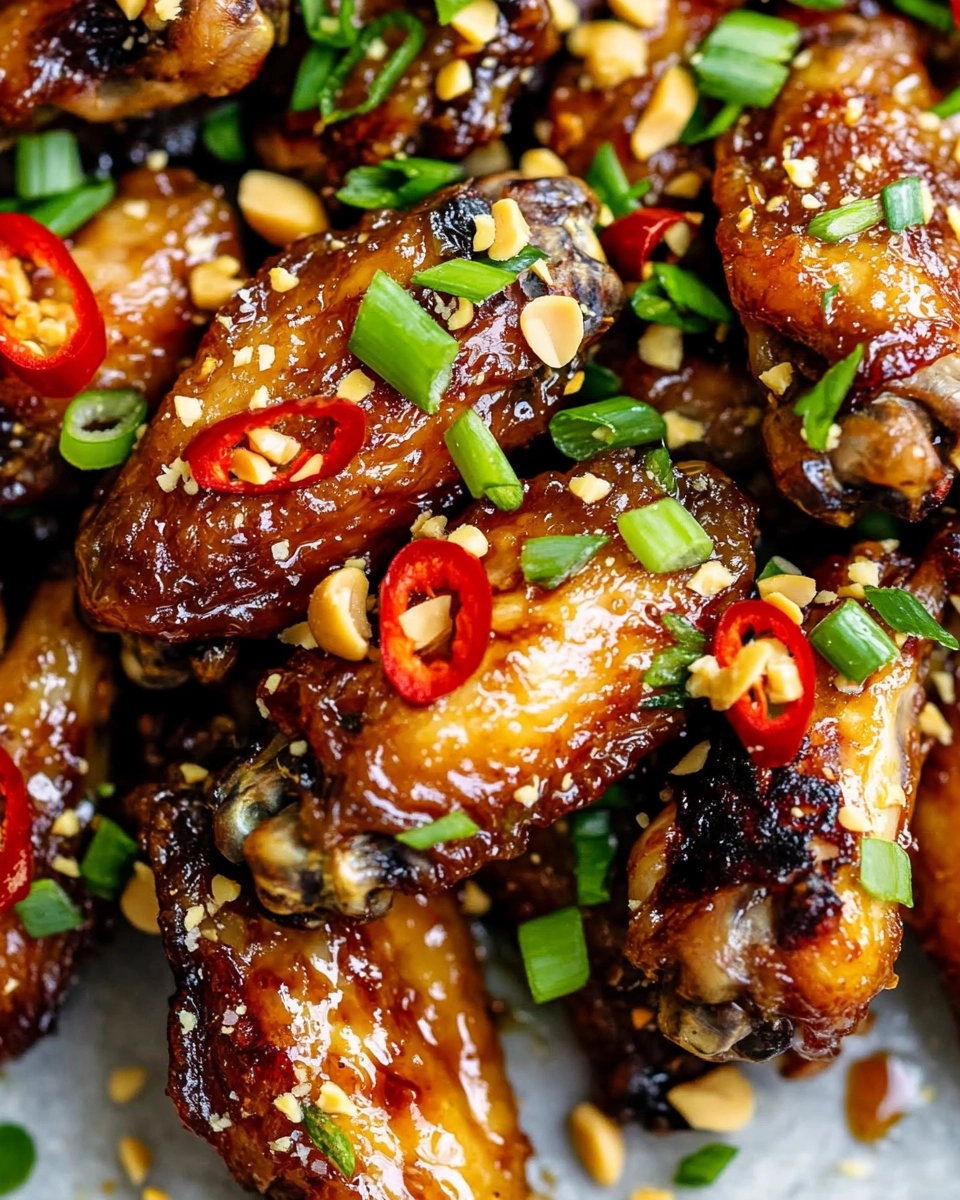 Sticky Lemongrass Chilli Air Fryer Chicken Wings Recipe