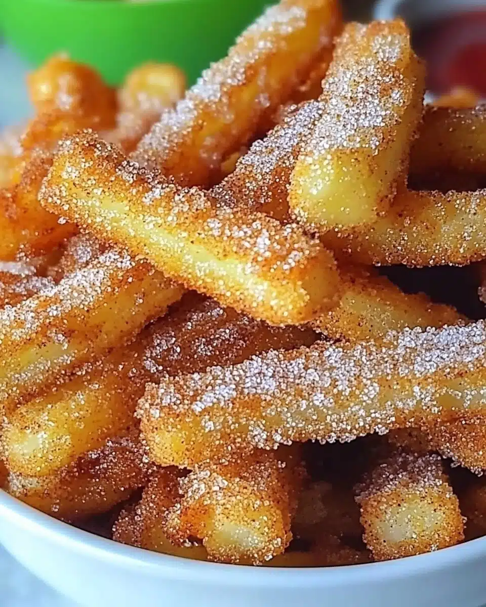 Crispy Air Fryer Apple Fries Recipe