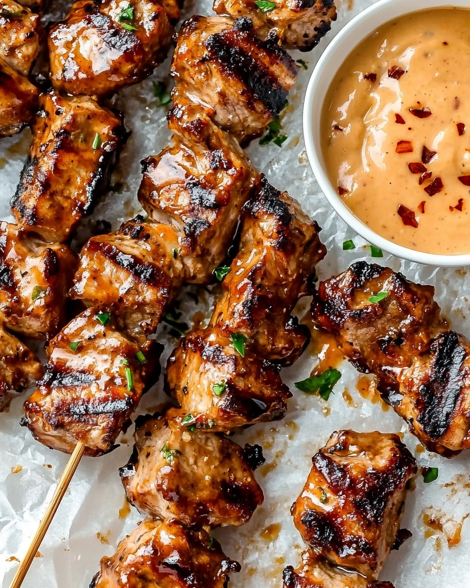 Bang Bang Chicken Skewers Recipe