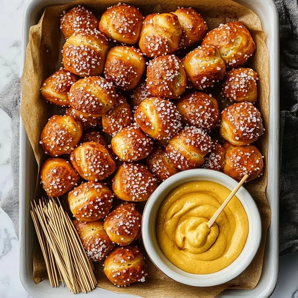 10 Minute Fluffy Air Fryer Pretzel Bites Recipe - Recipe Image