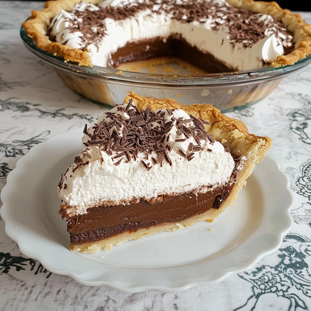 Black Bottom Pie Recipe - Recipe Image