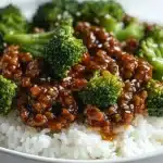 Honey Garlic Ground Beef and Broccoli Stir-Fry Recipe