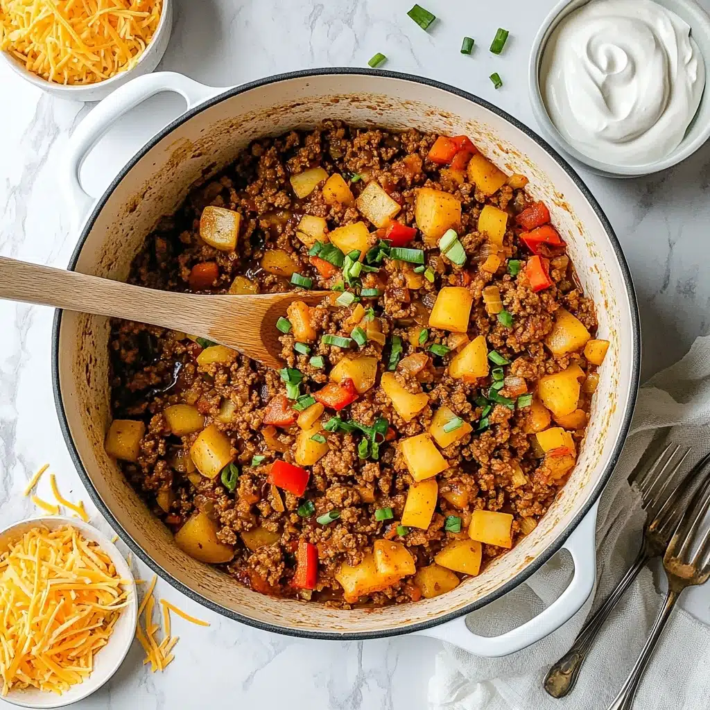 Beef and Potato Skillet Recipe - Recipe Image