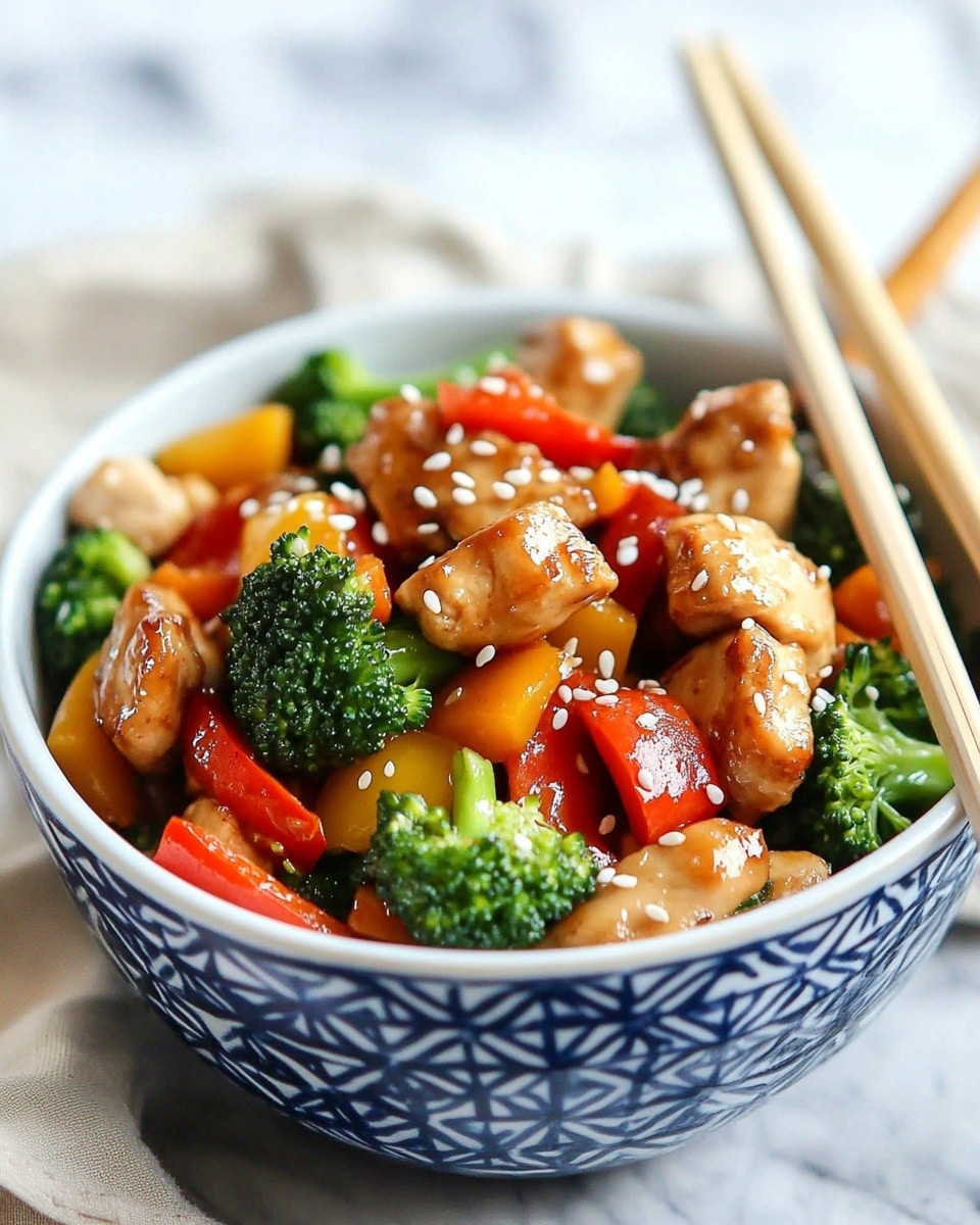 Chicken Stir Fry with Vegetables and Honey Soy Sauce Recipe