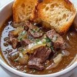 French Onion Beef Short Rib Soup Recipe