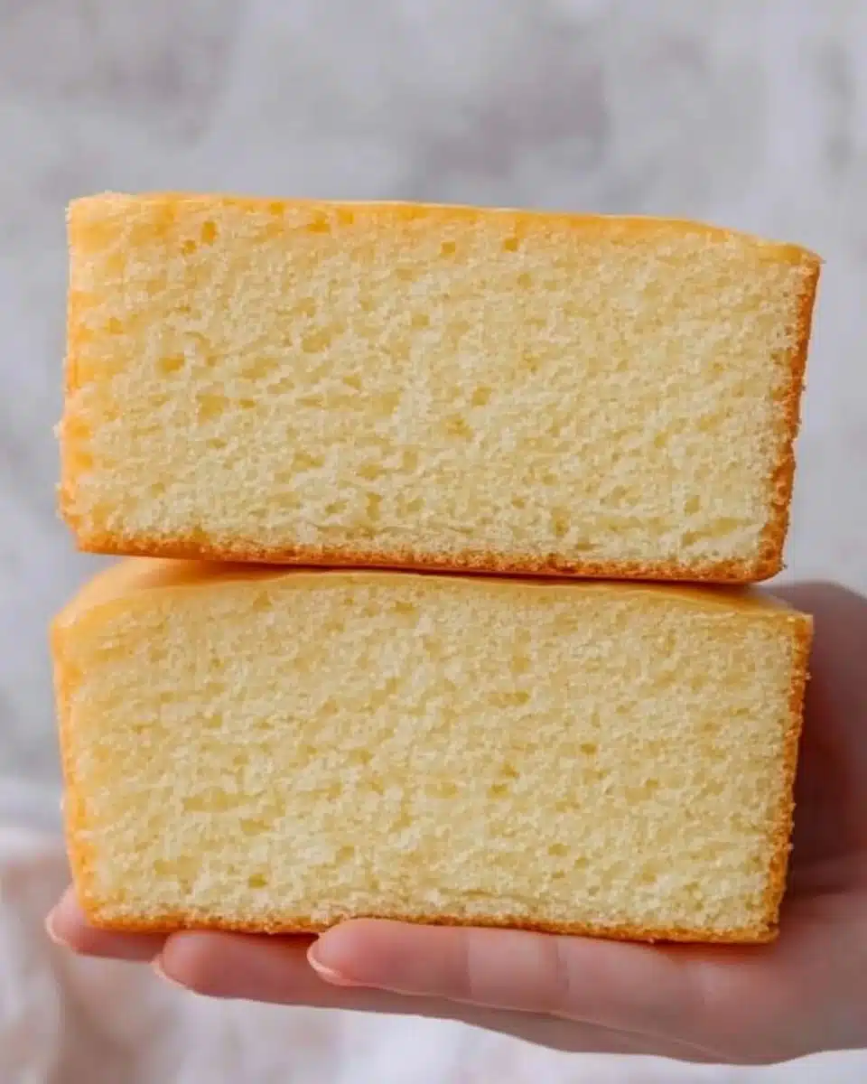 Fluffy Vanilla Sponge Cake Recipe