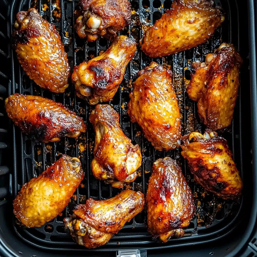Sticky Lemongrass Chilli Air Fryer Chicken Wings Recipe - Recipe Image